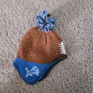 Detroit lions winter hat